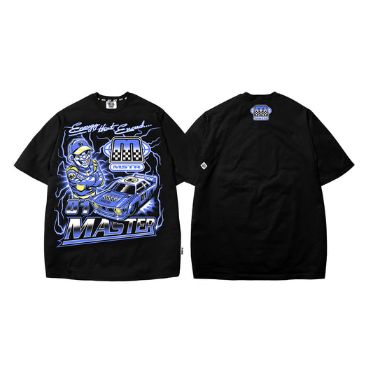 MSTR - RACING COLLECTION "ENERGY" TSHIRT (BLACK)