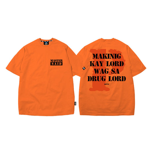 MSTR - DON'T TRY SH@BU "LISTEN" TSHIRT (ORANGE)