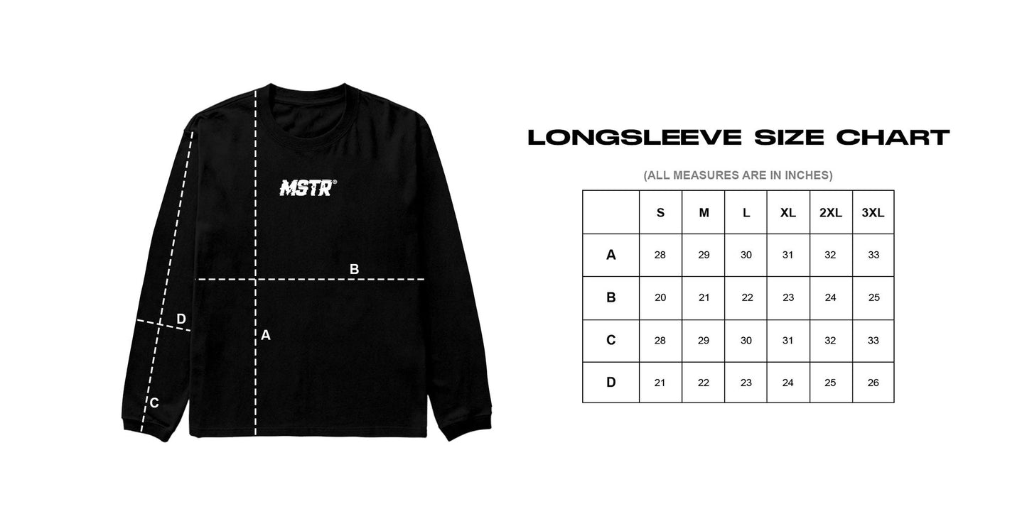 MSTR - SCOPE COLLECTION "HORN" LONGSLEEVES (WHITE)