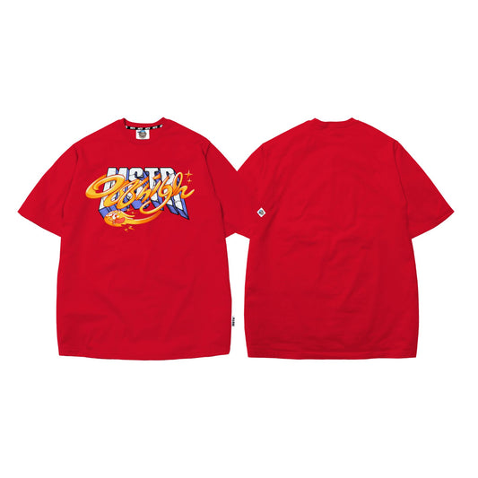 MSTR X OFFHIGH - TIME OFF COLLECTION "BRIX" TSHIRT (RED)