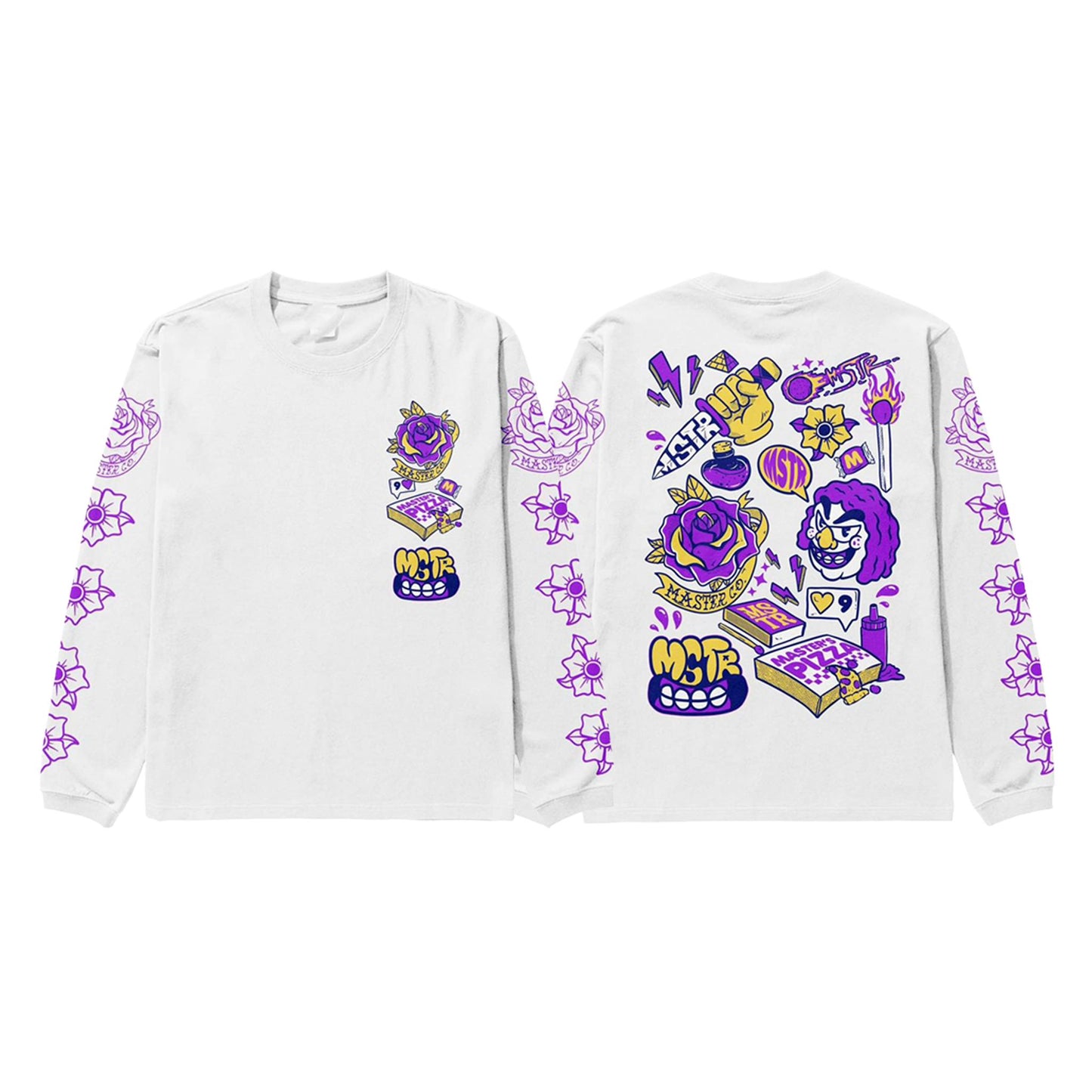 MSTR - SCOPE COLLECTION "BLOOM" LONGSLEEVES (WHITE)