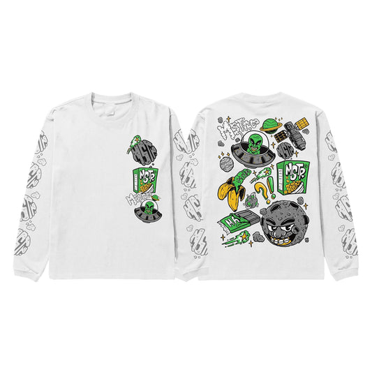 MSTR - SCOPE COLLECTION "NEMIK" LONGSLEEVES (WHITE)