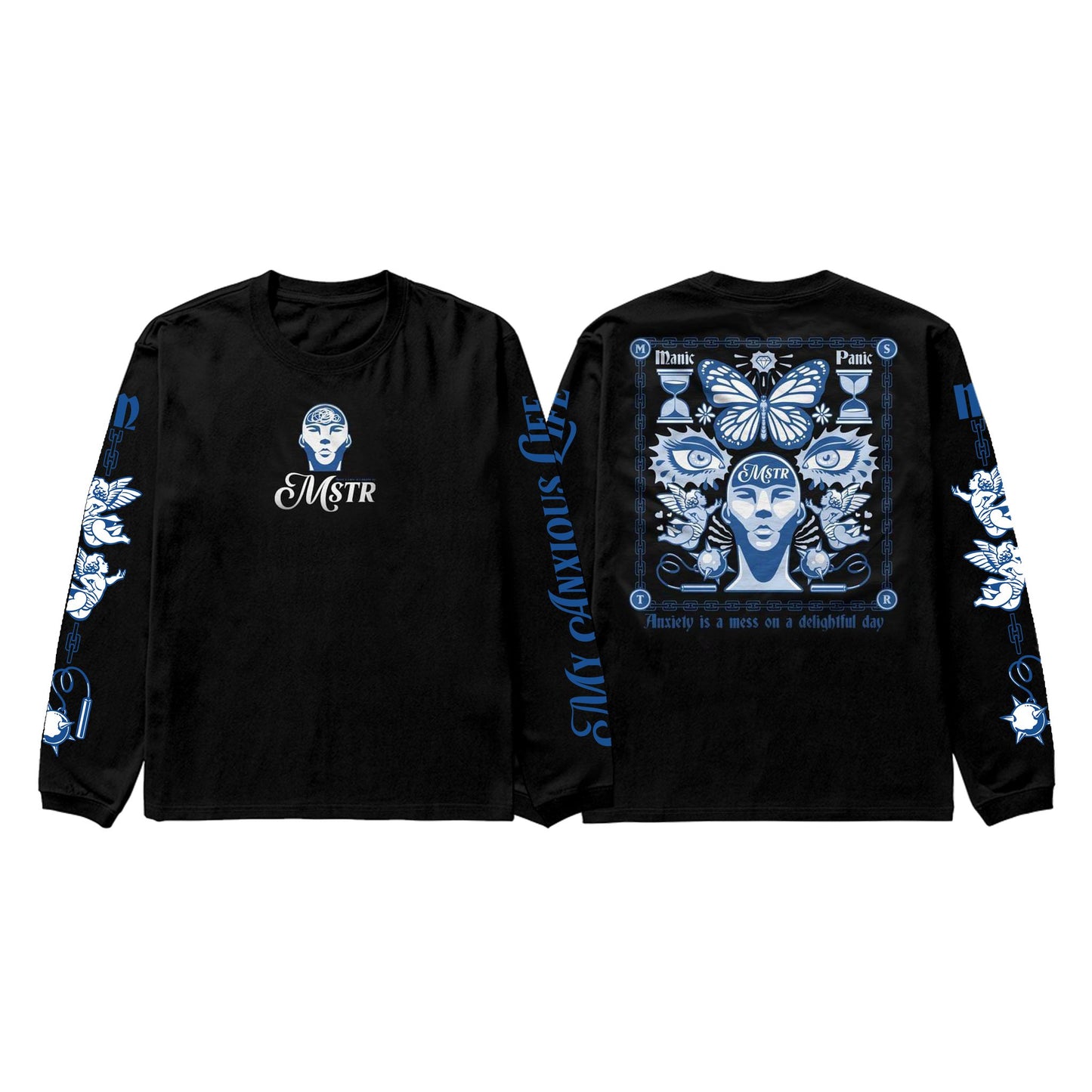 MSTR - SCOPE COLLECTION "DELIGHTFUL" LONGSLEEVES (BLACK)