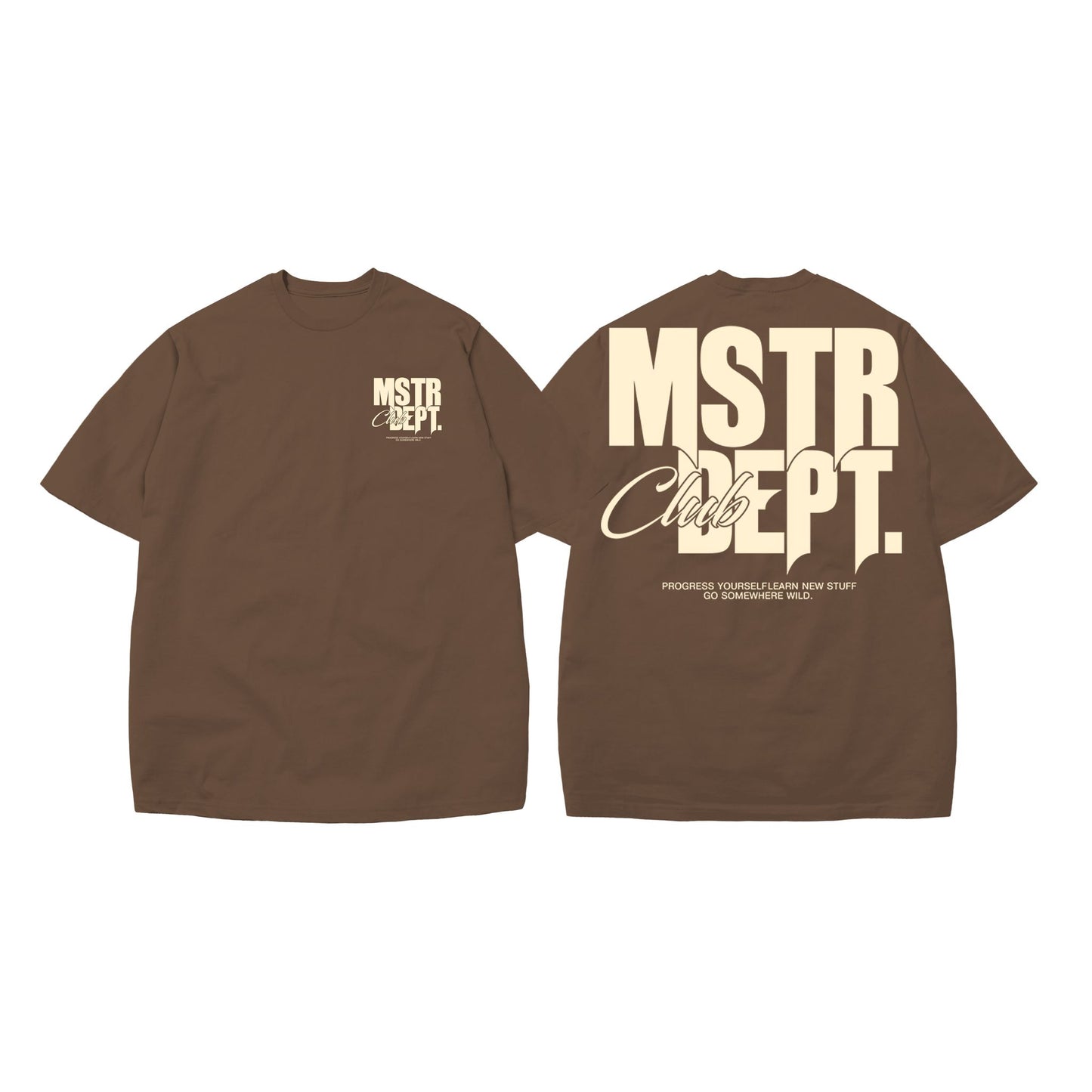 MSTR - ECRU COLLECTION TSHIRT (KHAKI BROWN)