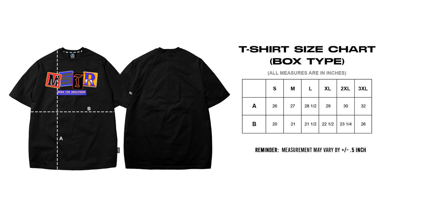 MSTR - SKLOO COLLECTION "FANZINE" TSHIRT (BLACK)