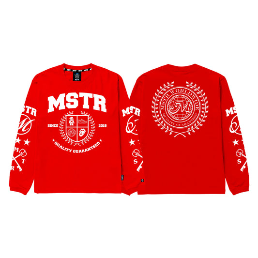 MSTR - ESCALATE COLLECTION "DECREE" LONGSLEEVE (RED)