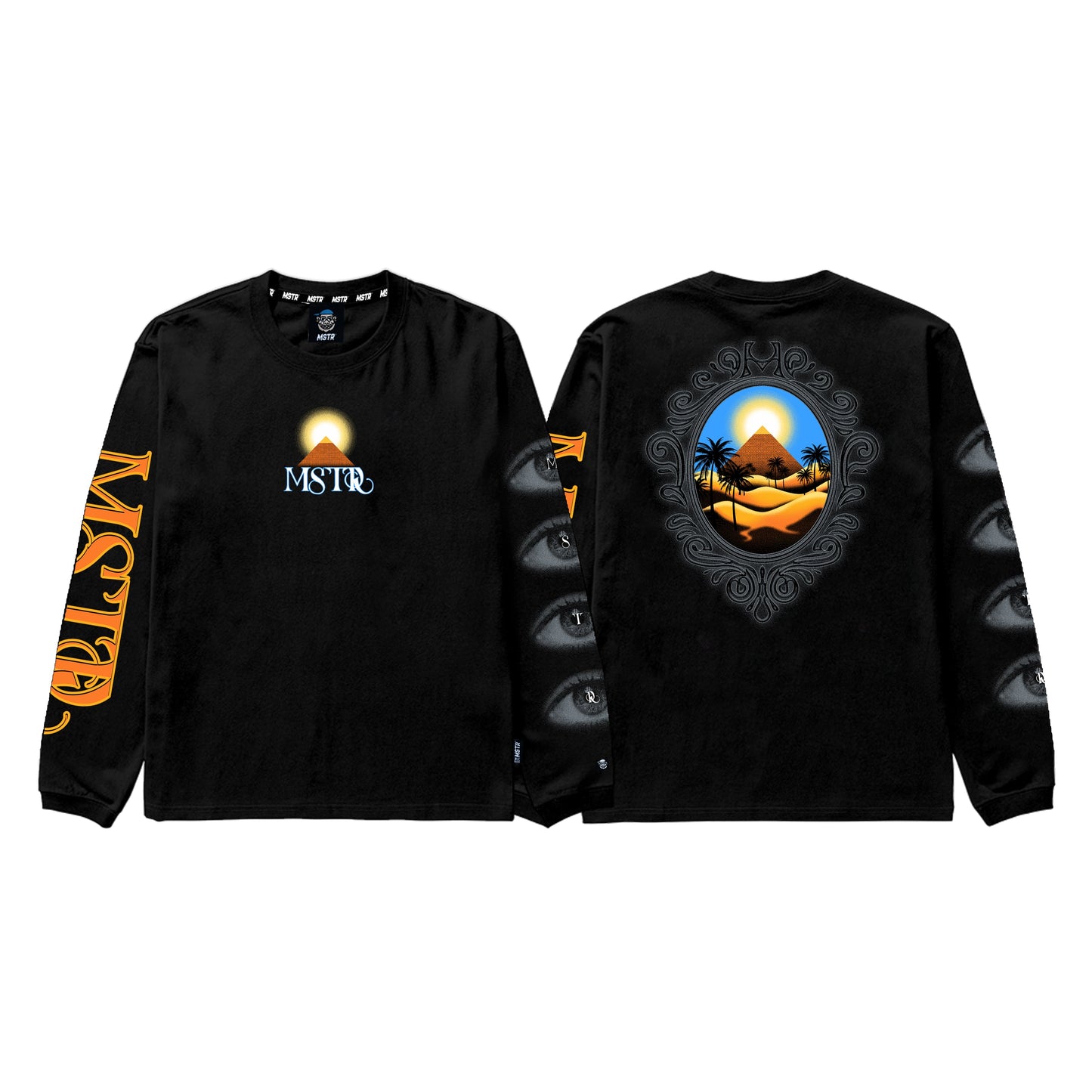 MSTR - PYRAMID COLLECTION "EYE" LONGSLEEVE (BLACK)