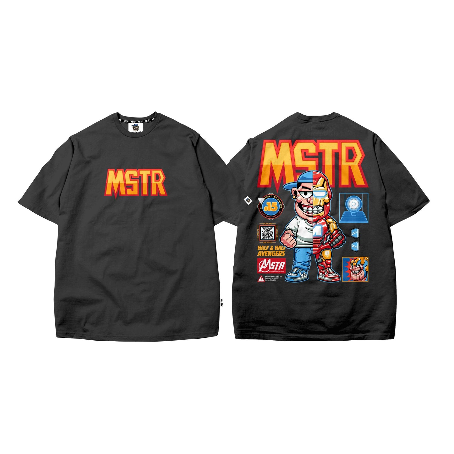 MSTR - Q2 COLLECTION  "IRONMAN" TSHIRT (DARK GREY)