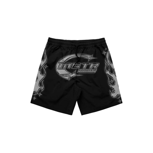 MSTR - SYNTHWAVE COLLECTION "SYNTH" MESH SHORT (BLACK)