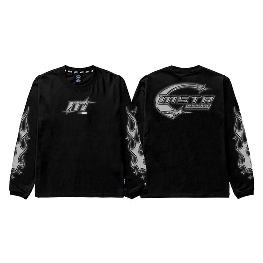 MSTR - SYNTHWAVE COLLECTION "SYNTH" LONGSLEEVE (BLACK)