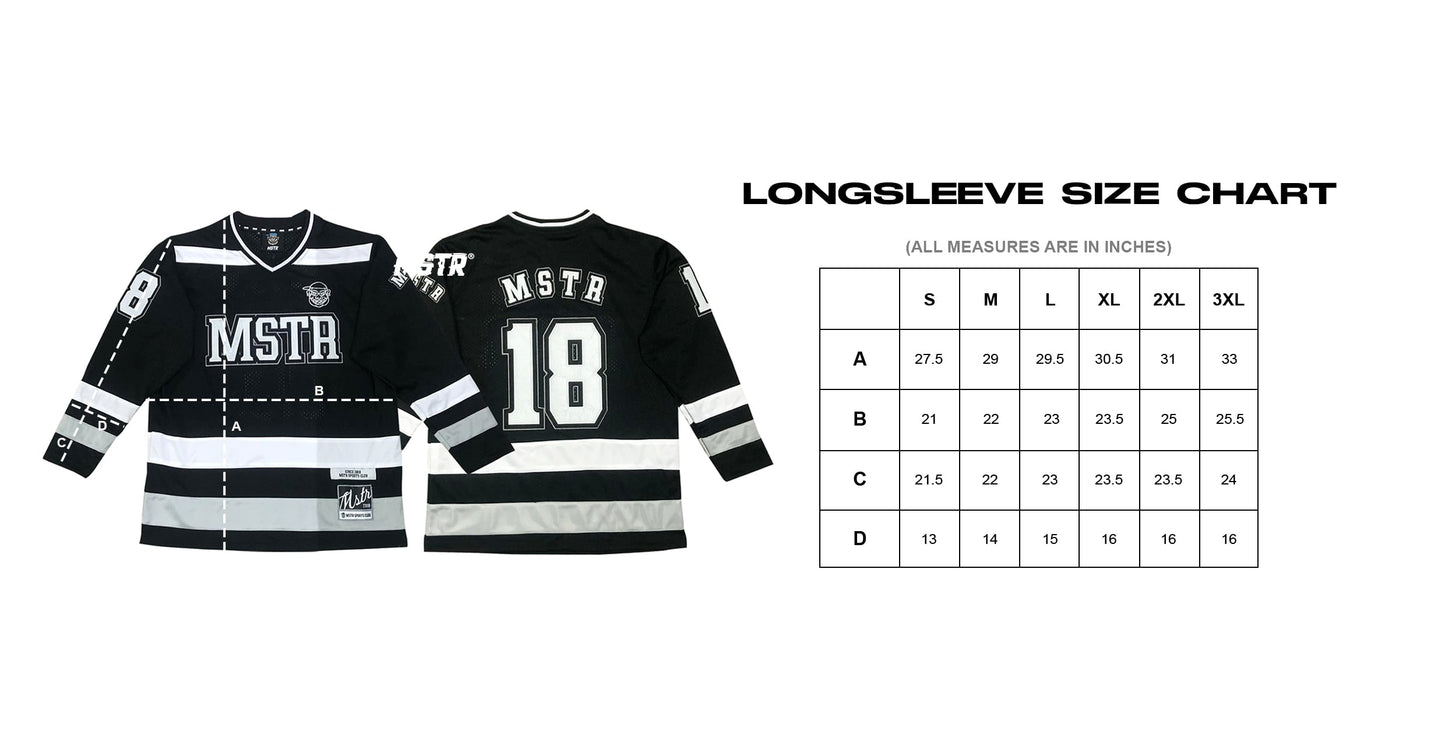 MSTR - WRANGLERS COLLECTION "CORE" JERSEY LONGSLEEVE (BLACK)