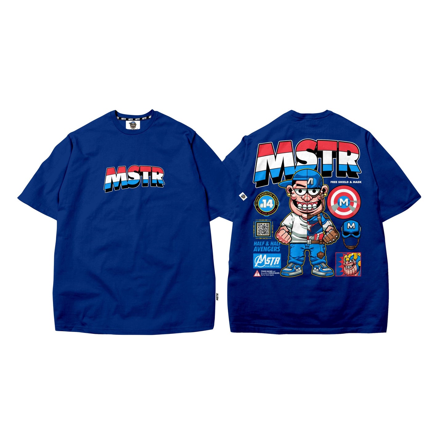 MSTR - Q2 COLLECTION  "CAPTAIN" TSHIRT (ROYAL BLUE)