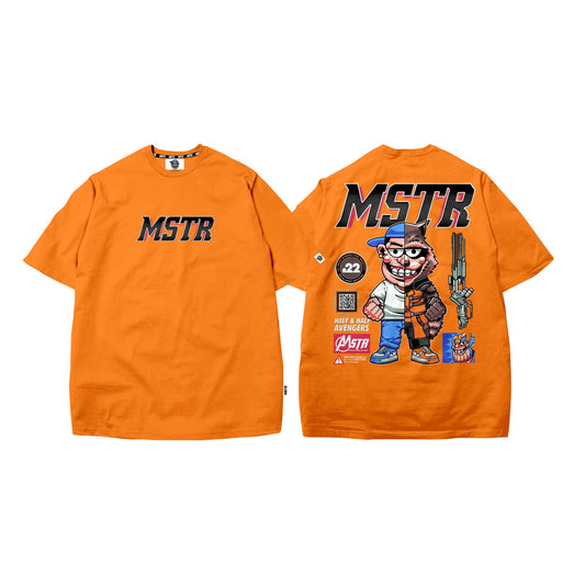 MSTR - Q2 COLLECTION  "RACOON" TSHIRT (TANGERINE ORANGE)