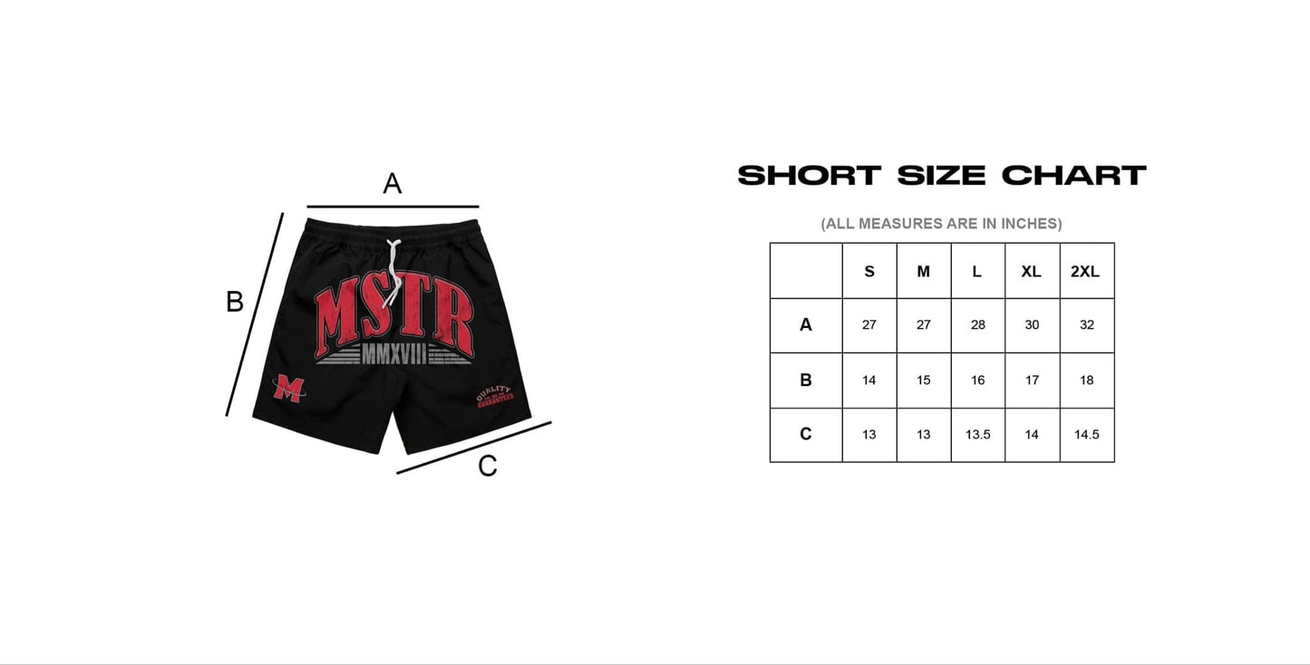 MSTR - SKLOO COLLECTION "COVENANT" SHORT (BLACK)