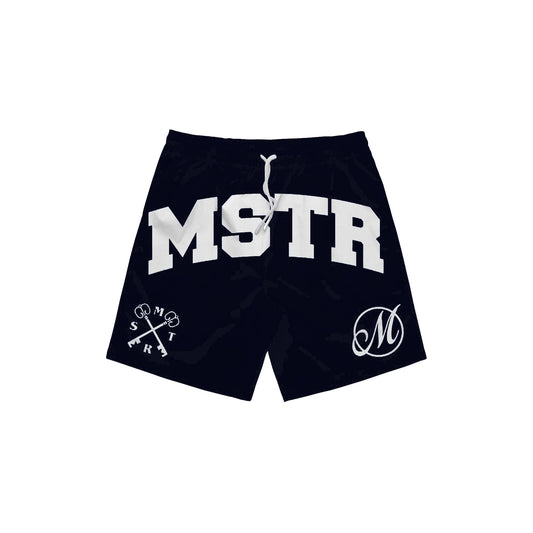 MSTR - ESCALATE COLLECTION "DECREE" EMBRO PATCH MESH SHORT (BLACK)