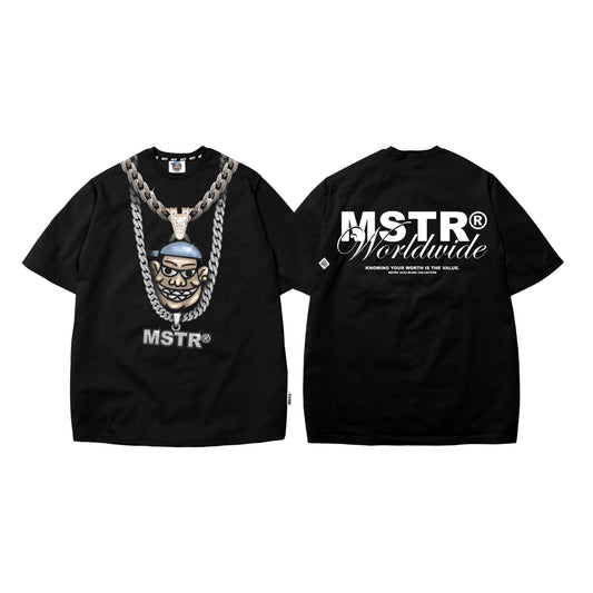 MSTR - BLING BLING COLLECTION "CHAIN" TSHIRT (BLACK)