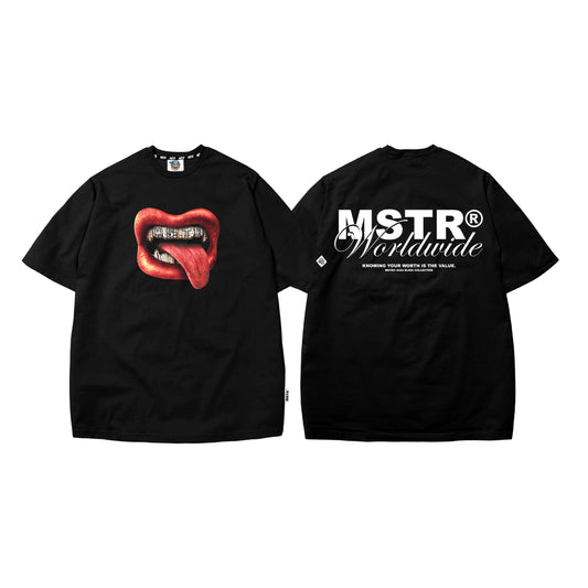 MSTR - BLING BLING COLLECTION "GRILLZ" TSHIRT (BLACK)