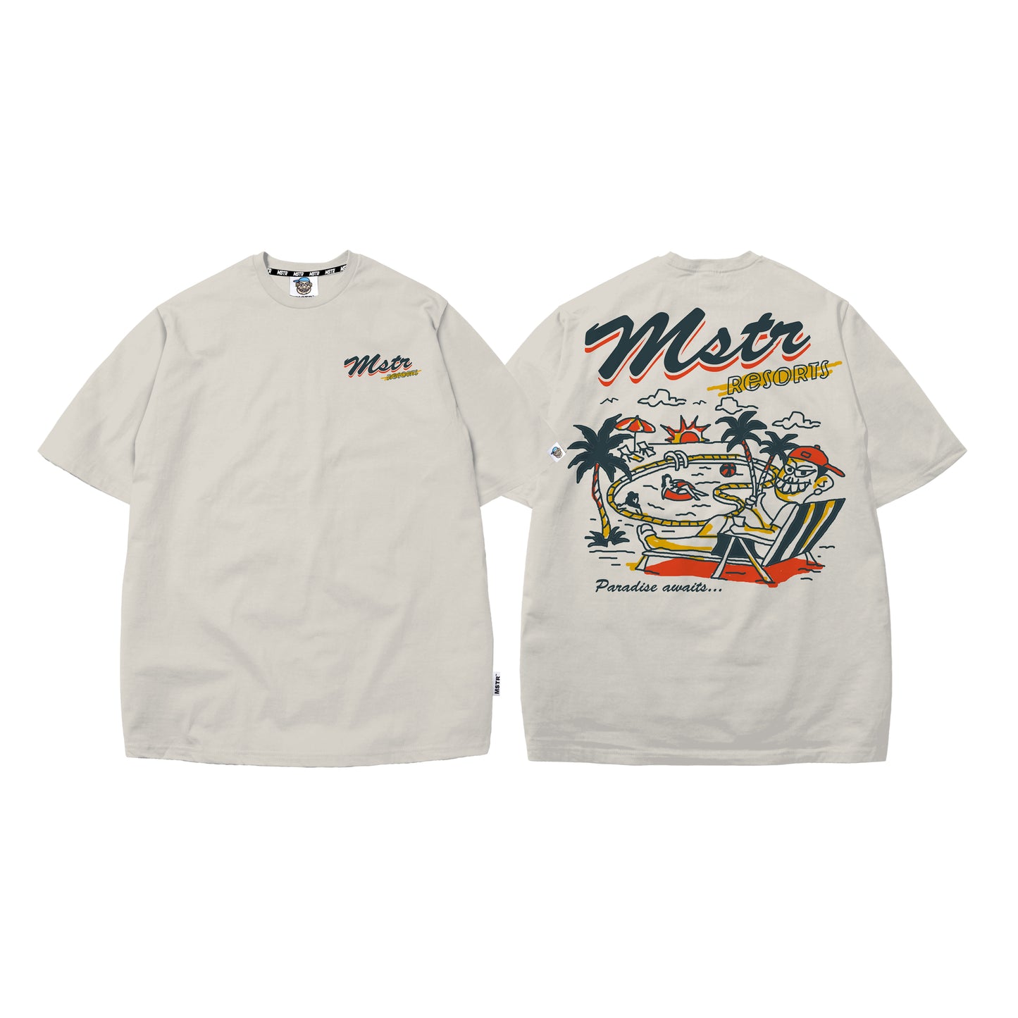 MSTR - SUMMER COLLECTION 2023 "RESORT" TSHIRT (KHAKI)