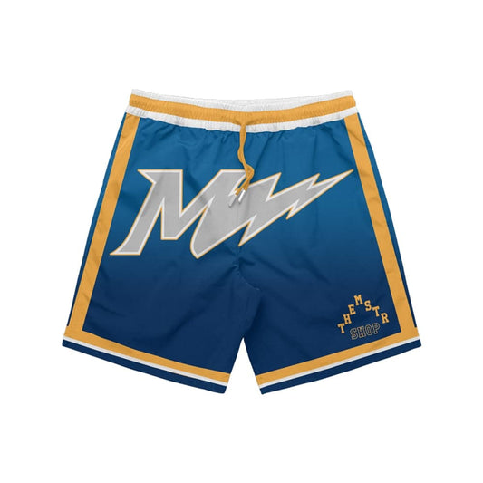 MSTR - WRANGLERS COLLECTION "M THUNDER" MESH SHORT (BLUE)