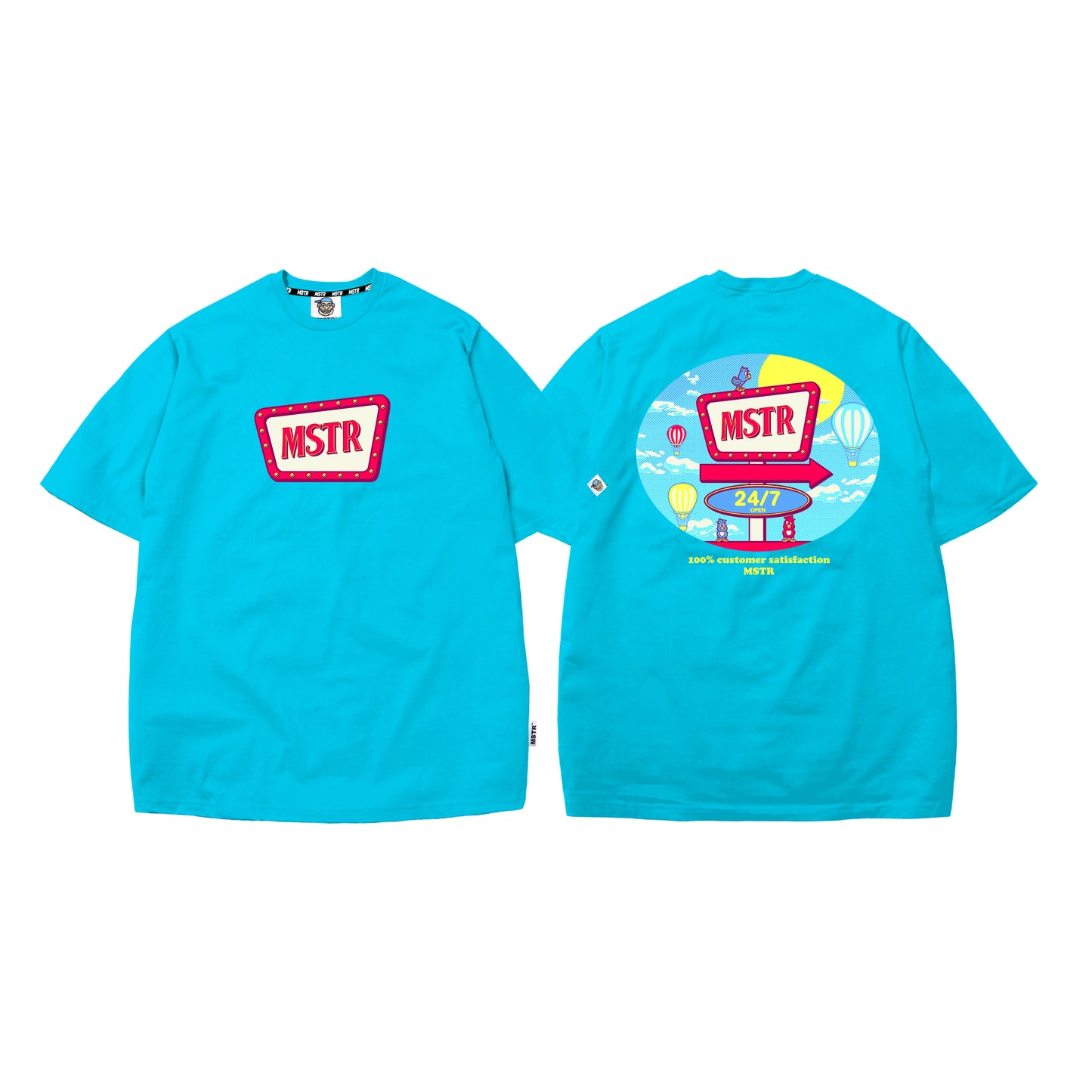 MSTR - NATURE COLLECTION "24/7" T-SHIRT (SKY BLUE)