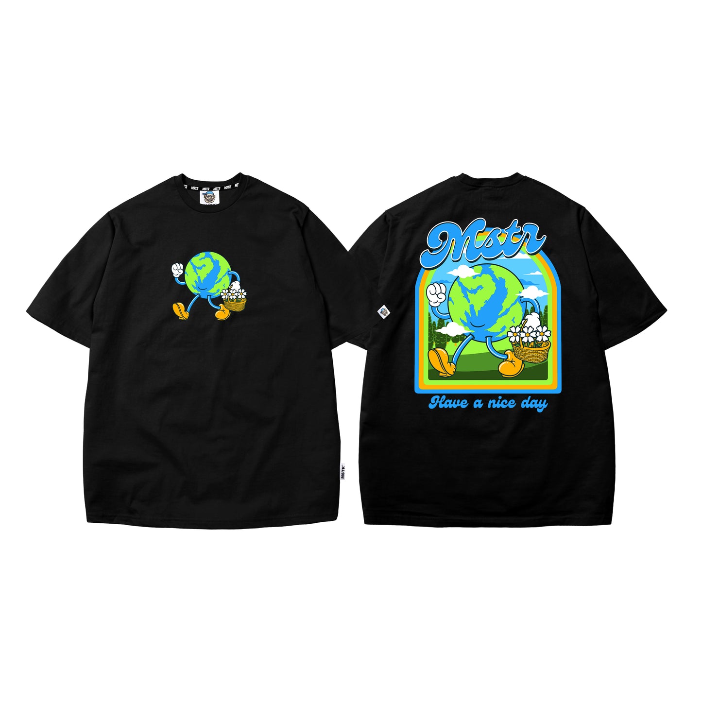 MSTR - NATURE COLLECTION "NICE DAY" T-SHIRT (BLACK)