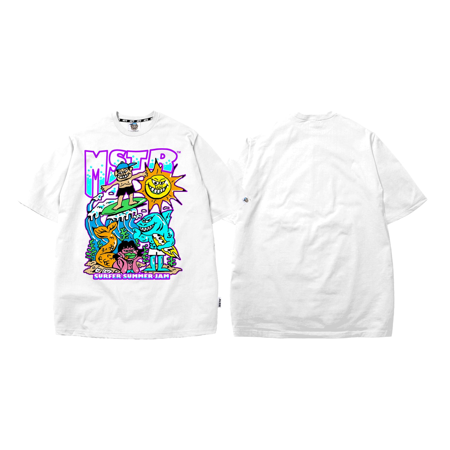 MSTR - SUMMER COLLECTION 2023 "SHARKBOY" TSHIRT (WHITE)