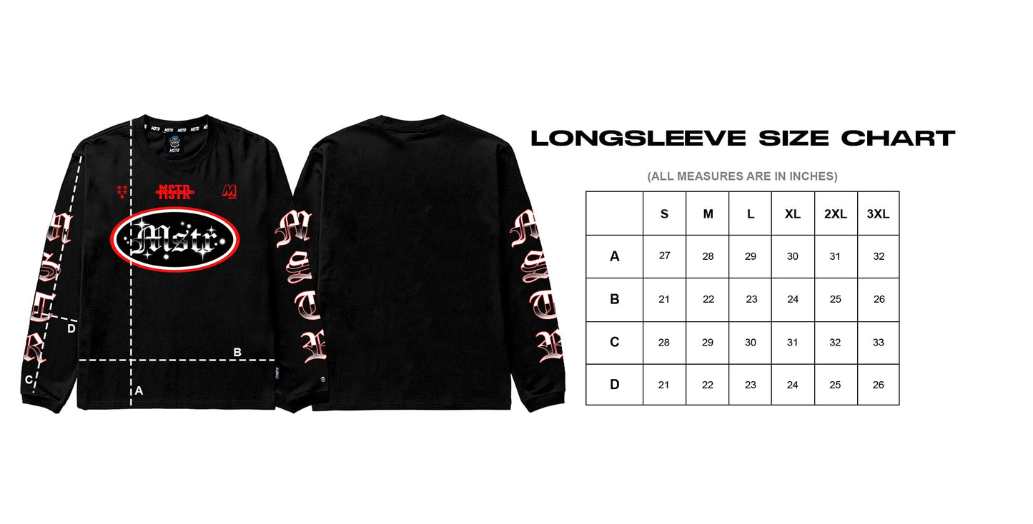 MSTR - SKLOO COLLECTION "OLD LONDON" LONGSLEEVE (BLACK)