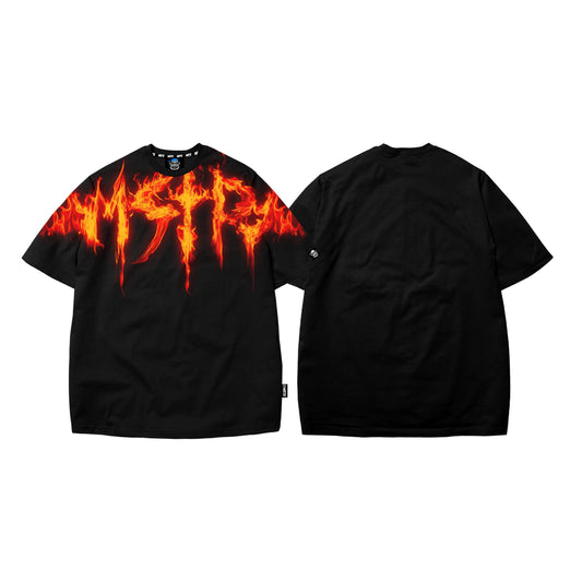 MSTR - ELEMENTS COLLECTION "BURNING" TSHIRT (BLACK)