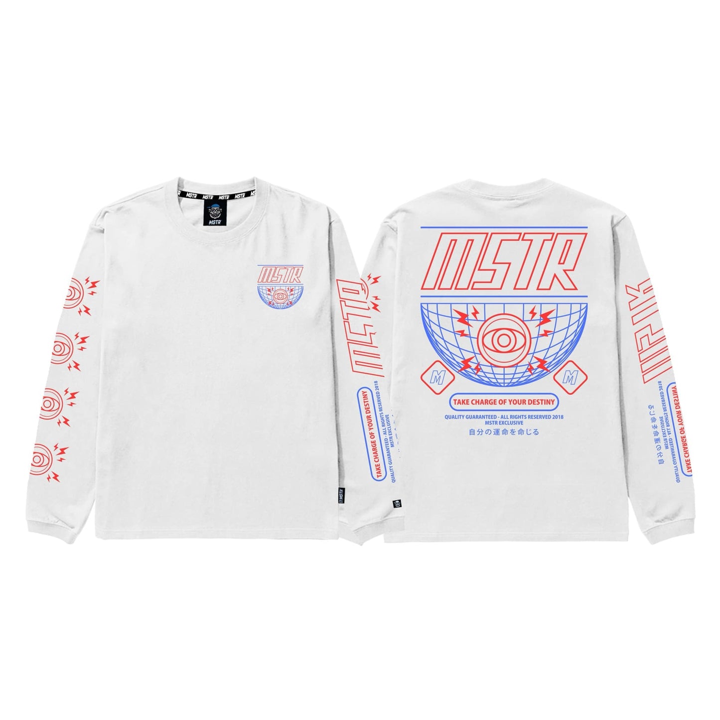 MSTR - SKLOO COLLECTION "PORTION" LONGSLEEVE (WHITE)