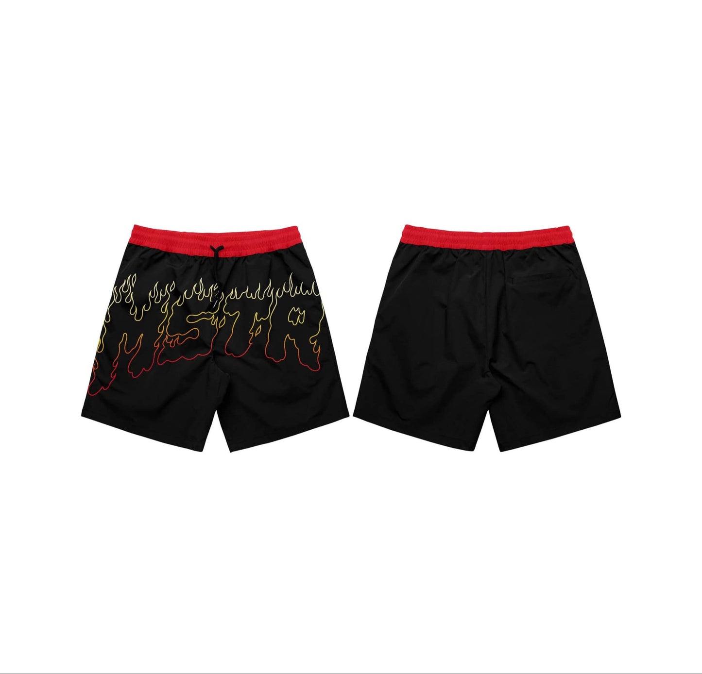 MSTR - SKLOO COLLECTION "INFLAME" MESH SHORT (BLACK)