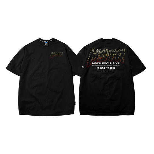 MSTR - SKLOO COLLECTION "INFLAME" TSHIRT (BLACK)