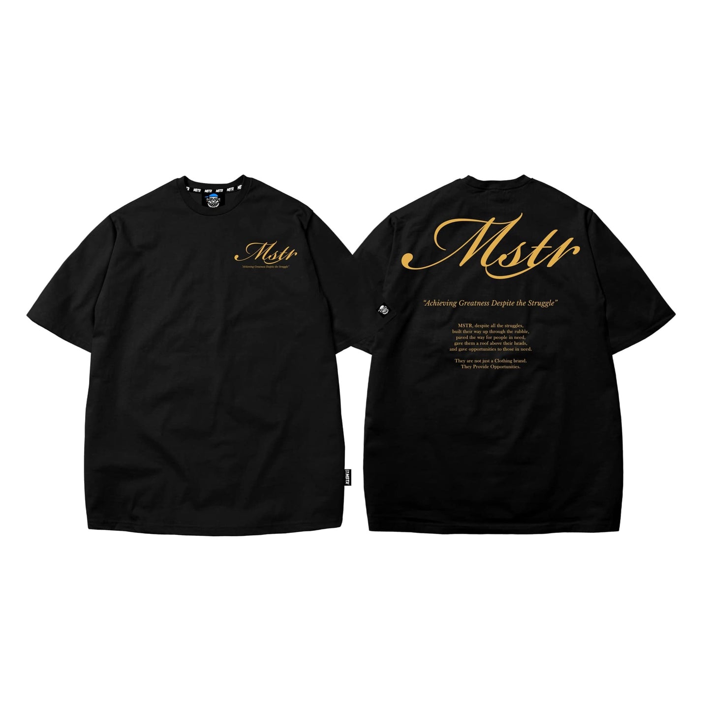 MSTR - SKLOO COLLECTION "AGDS" TSHIRT (BLACK)