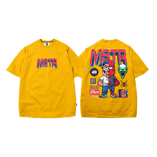 MSTR - Q2 COLLECTION "SPIDER" TSHIRT (GOLDEN YELLOW)