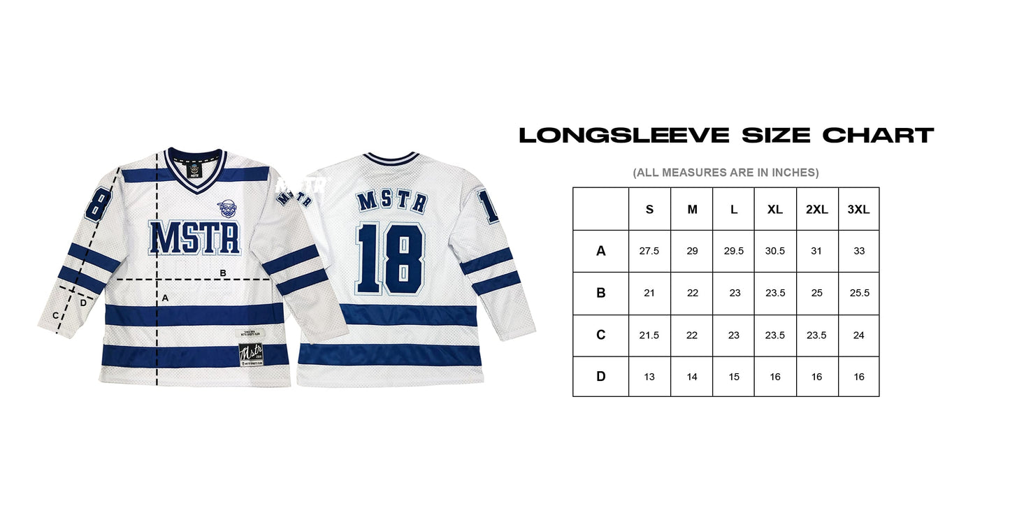 MSTR - WRANGLERS COLLECTION "CORE" JERSEY LONGSLEEVE (WHITE)