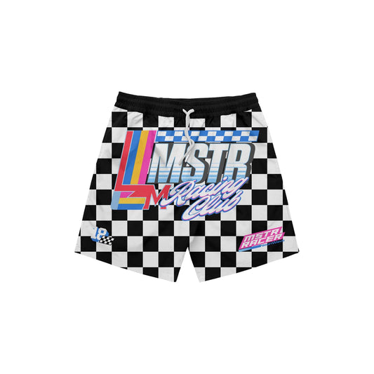 MSTR - RACING CLUB COLLECTION "RAZE" MESH SHORT (BLACK)