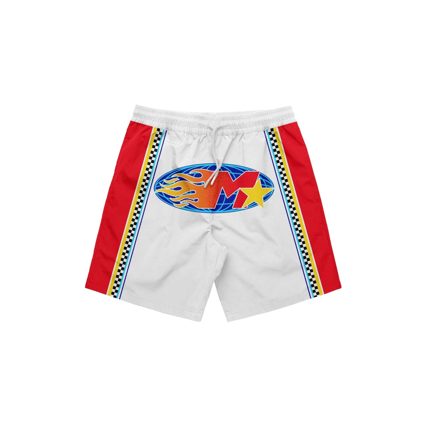 MSTR - SPEEDYWAY COLLECTION "SPEEDY" MESH SHORT (WHITE)