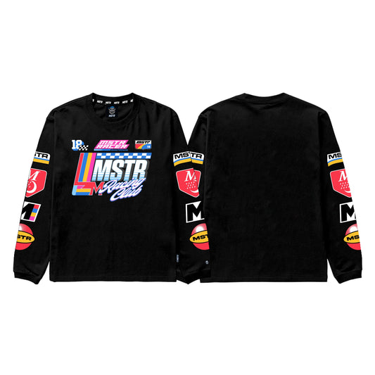 MSTR - RACING CLUB COLLECTION "RAZE" LONGSLEEVE (BLACK)