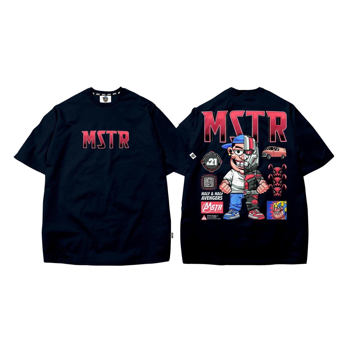 MSTR - Q2 COLLECTION  "THE ANT" TSHIRT (BLACK)