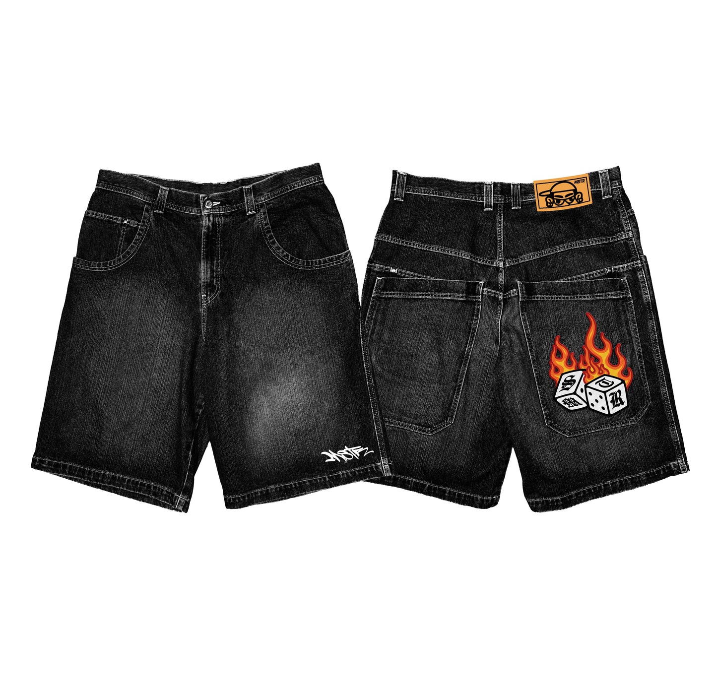 MSTR - WRANGLERS COLLECTION "CORE" DENIM SHORT (BLACK)