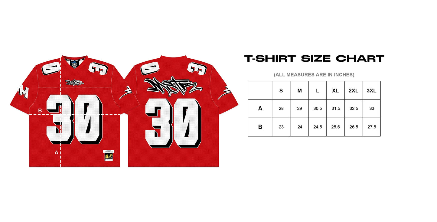 MSTR - WRANGLERS COLLECTION "CORE" JERSEY SHIRT (RED)