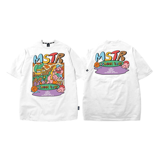 MSTR - ACTIVITIES COLLECTION "SCHOOL TOUR" TSHIRT (WHITE)