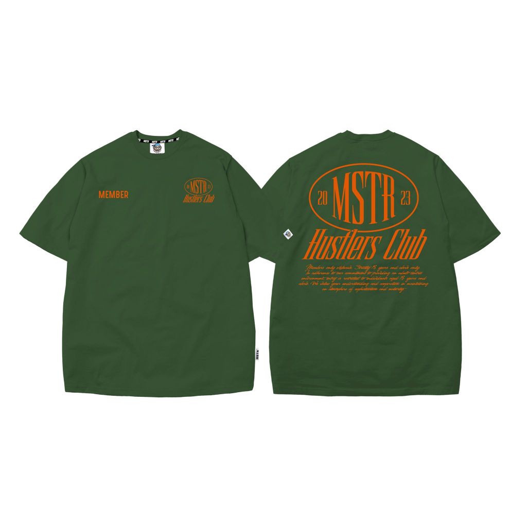 MSTR - HUSTLER COLLECTION TSHIRT (EMERALD GREEN)