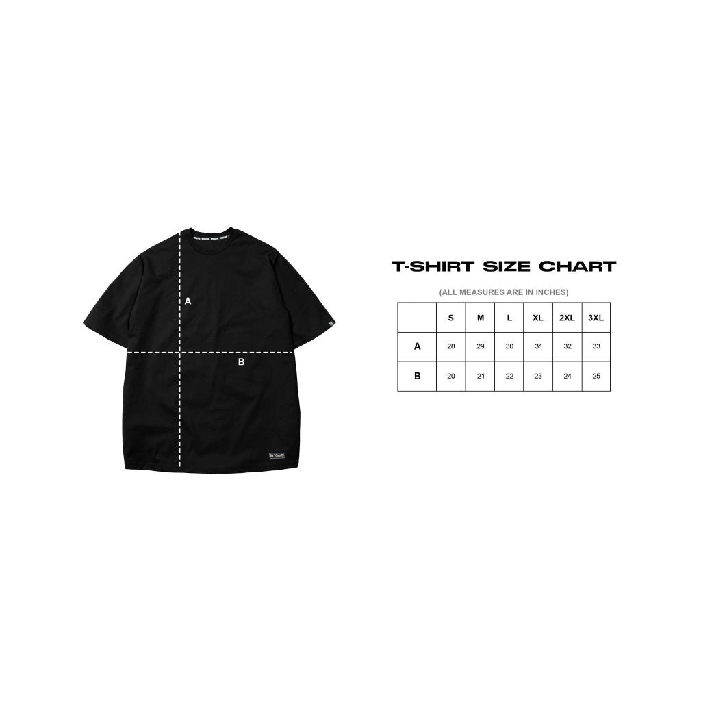 MSTR - ACTIVITIES COLLECTION "DON'T TRY SH@BU" EMBOSSED TSHIRT (BLACK)