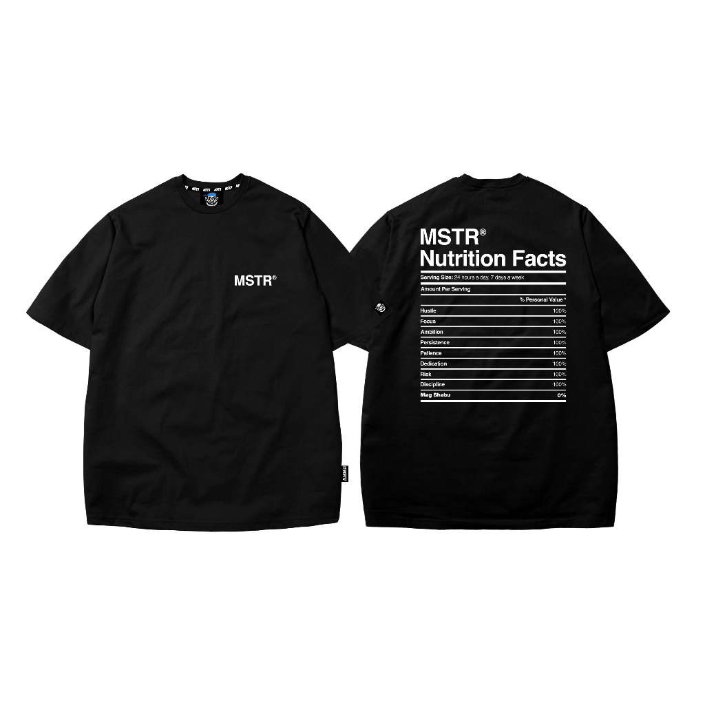 MSTR - ESCALATE COLLECTION "NF" TSHIRT (BLACK)