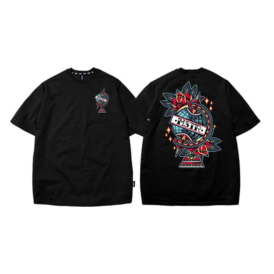 MSTR - DIVERSE COLLECTION "GLOBE" TSHIRT (BLACK)