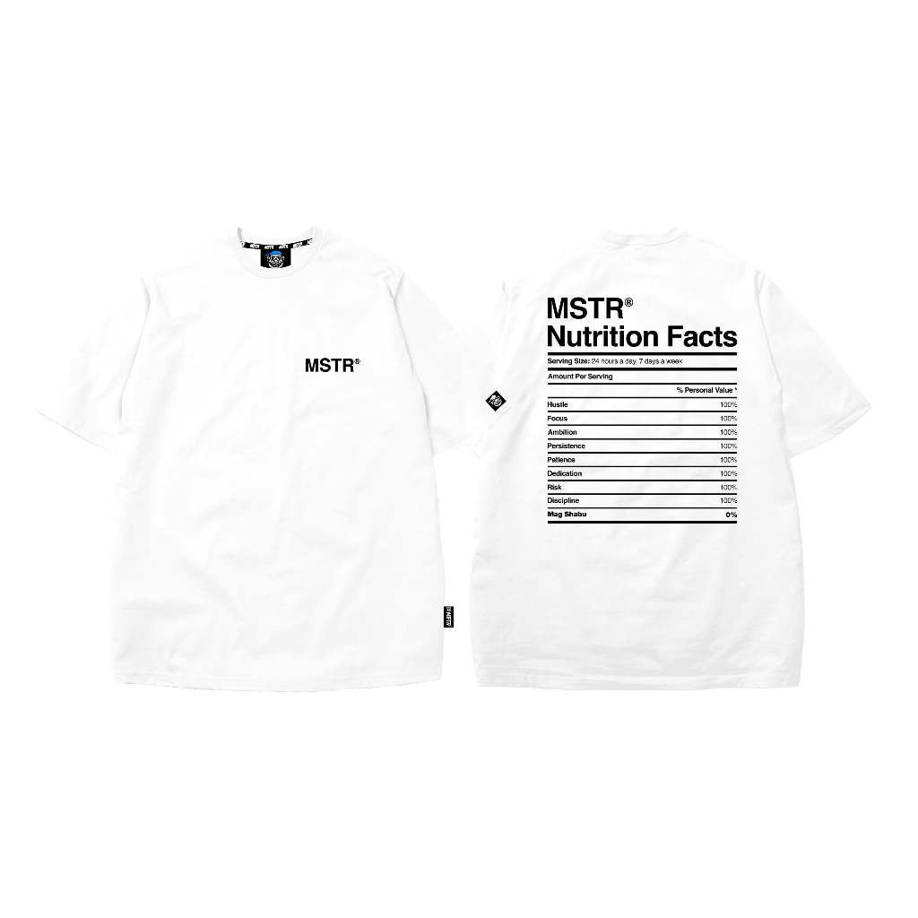 MSTR - ESCALATE COLLECTION "NF" TSHIRT (WHITE)