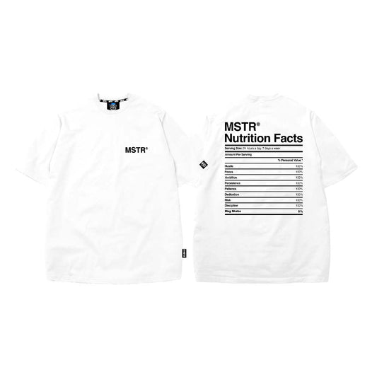 MSTR - ESCALATE COLLECTION "NF" TSHIRT (WHITE)