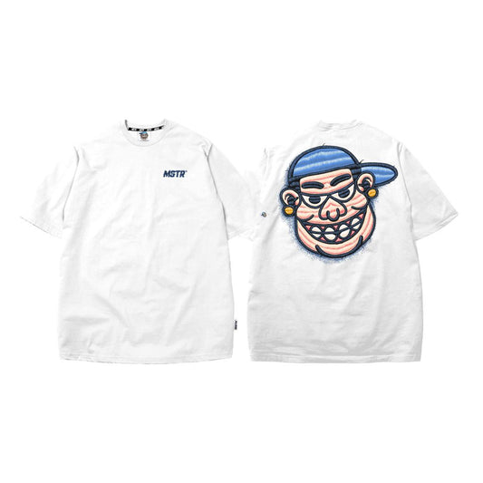 MSTR - HUSTLER COLLECTION "PATCH" TSHIRT (WHITE)