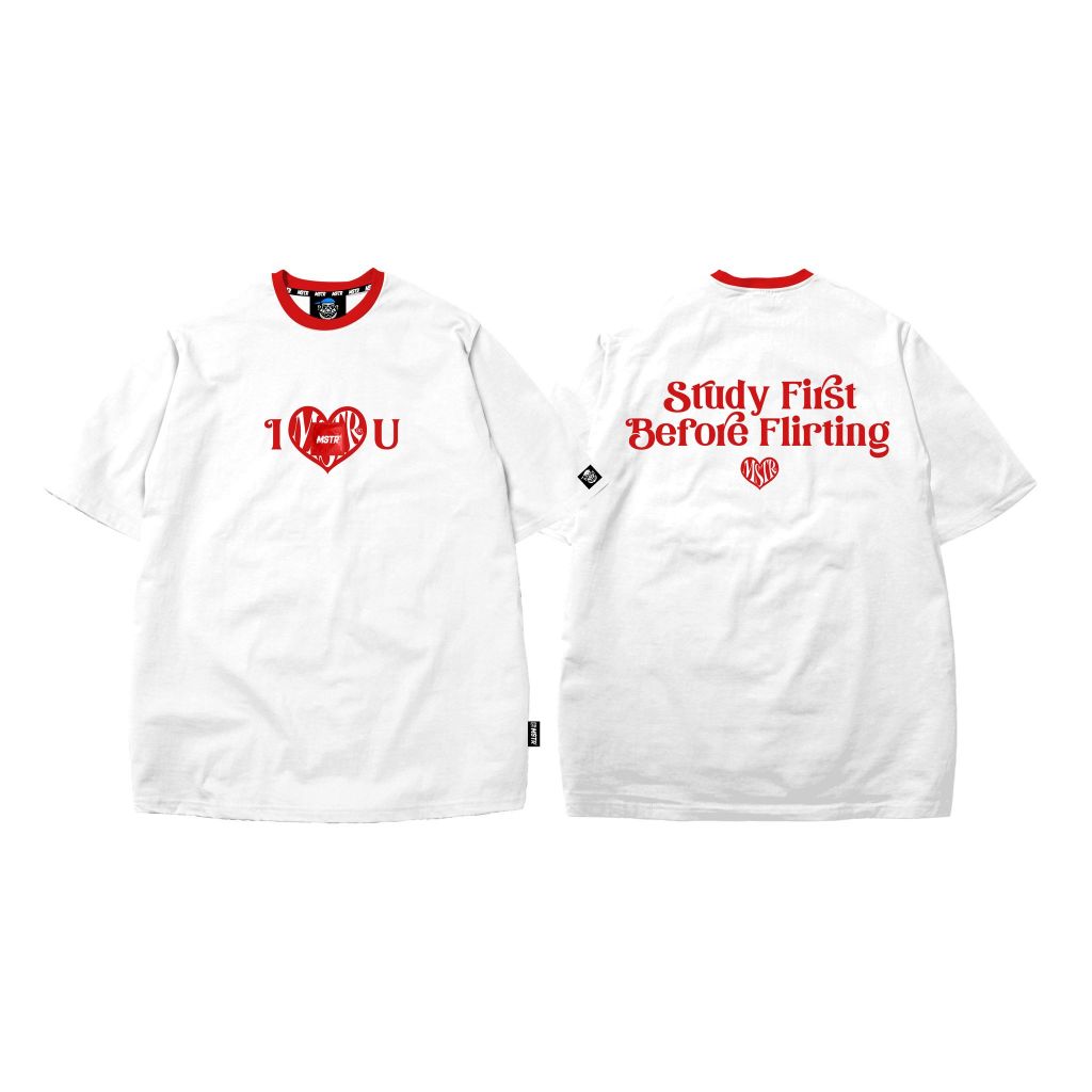 MSTR - VALENTINES COLLETION 2024 "SAFE" TSHIRT (RED)