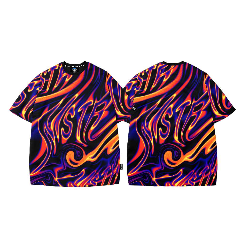 MSTR - FULL PRINT COLLECTION "VIVID" TSHIRT (BLACK)